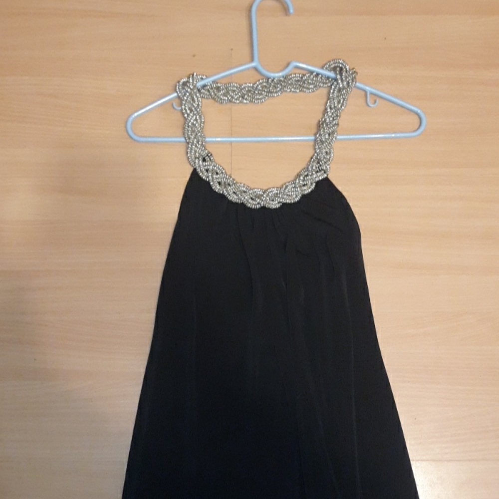 Long black maxi dress